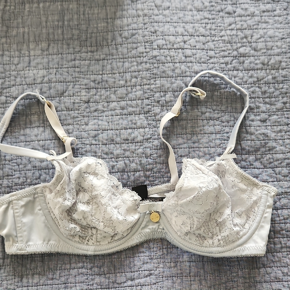 Versace 1969 Blue Lace Bra